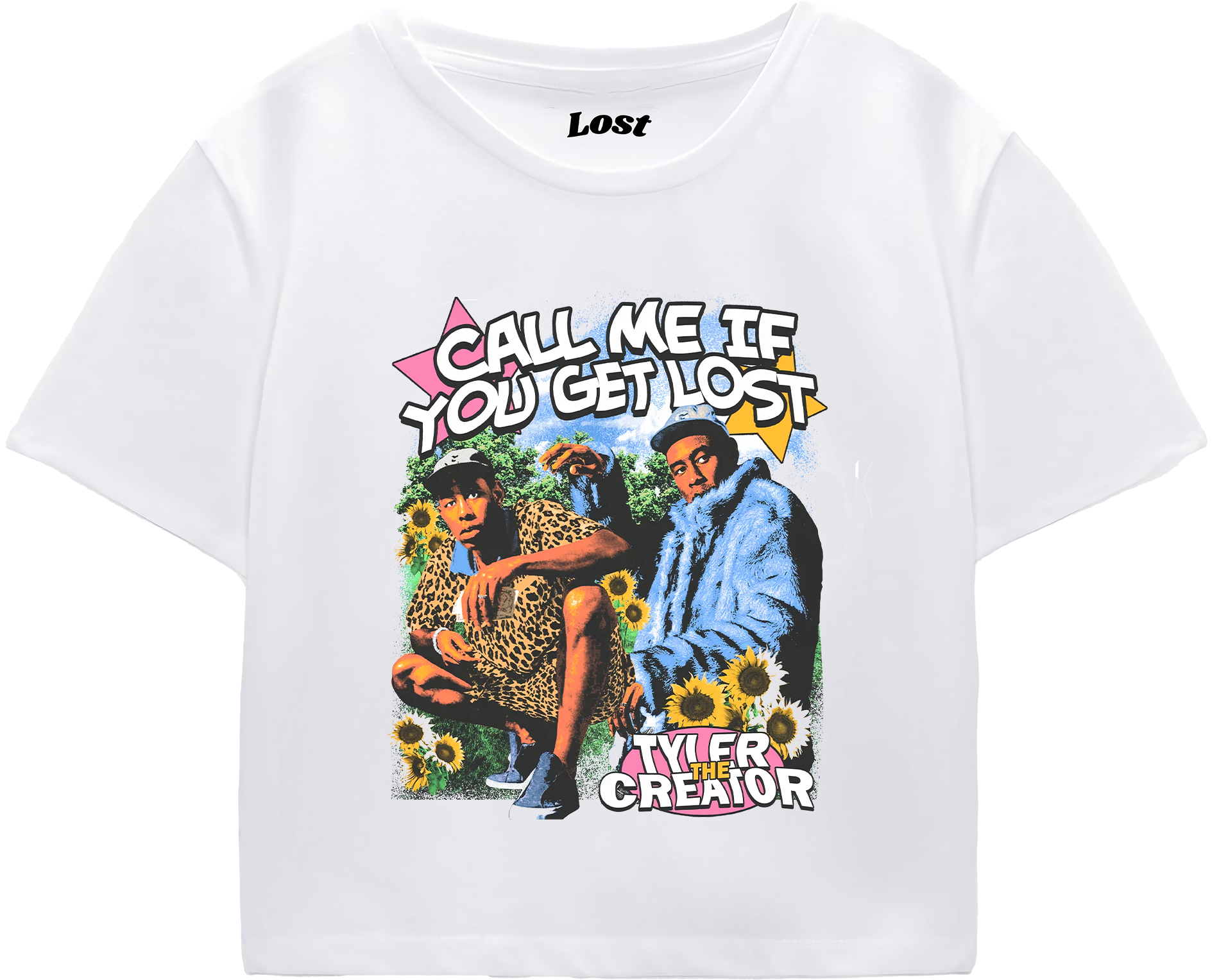 CALL ME IF YOU GET LOST CROP TOP