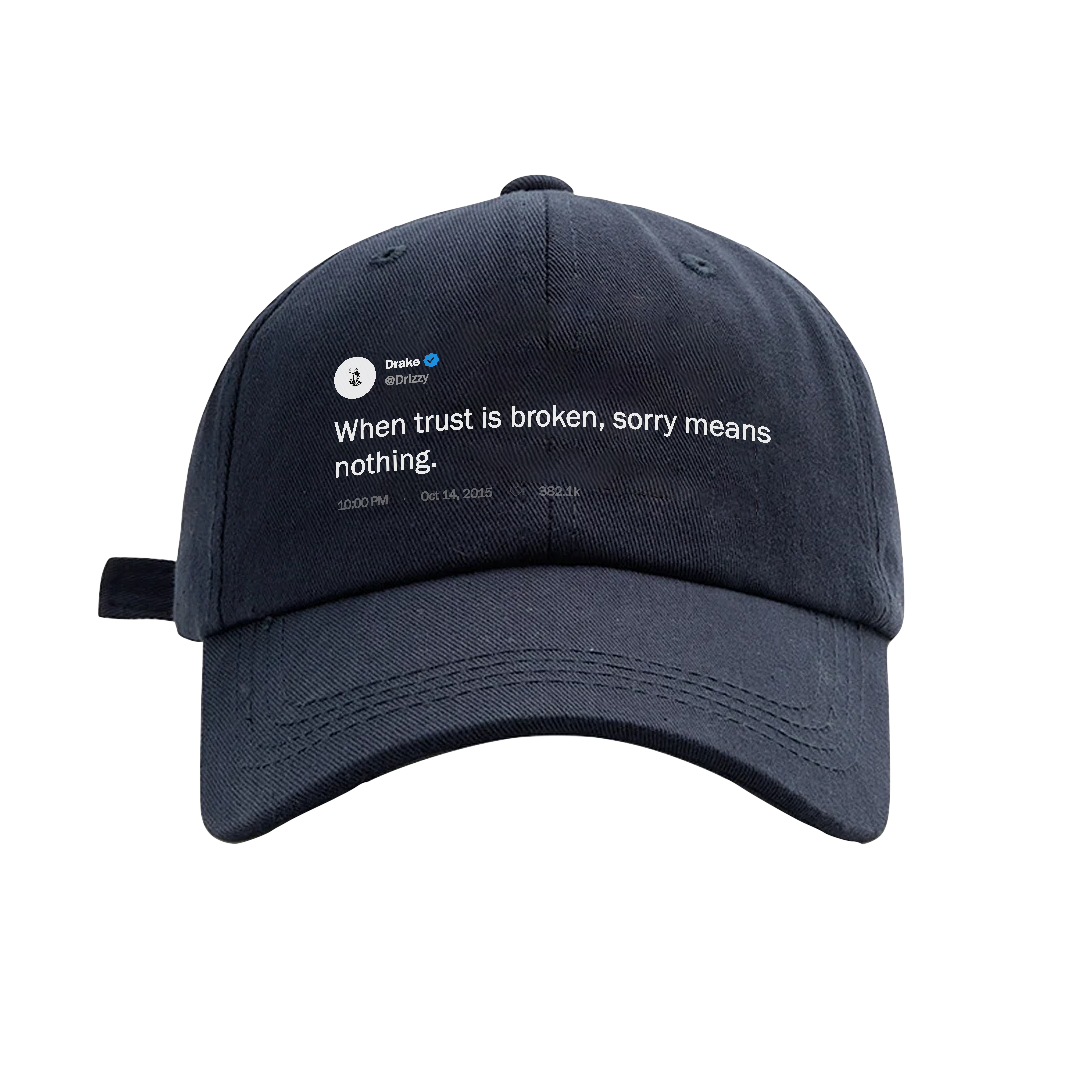 DRAKE Tweet BASEBALL CAP
