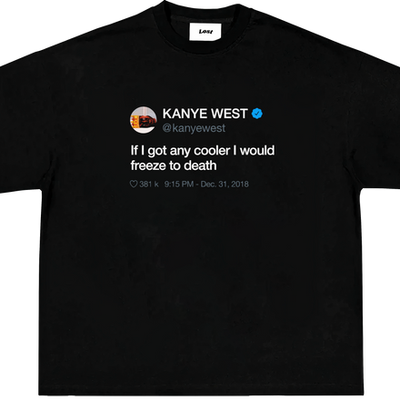 KANYE WEST "tweet" Oversized T-shirt