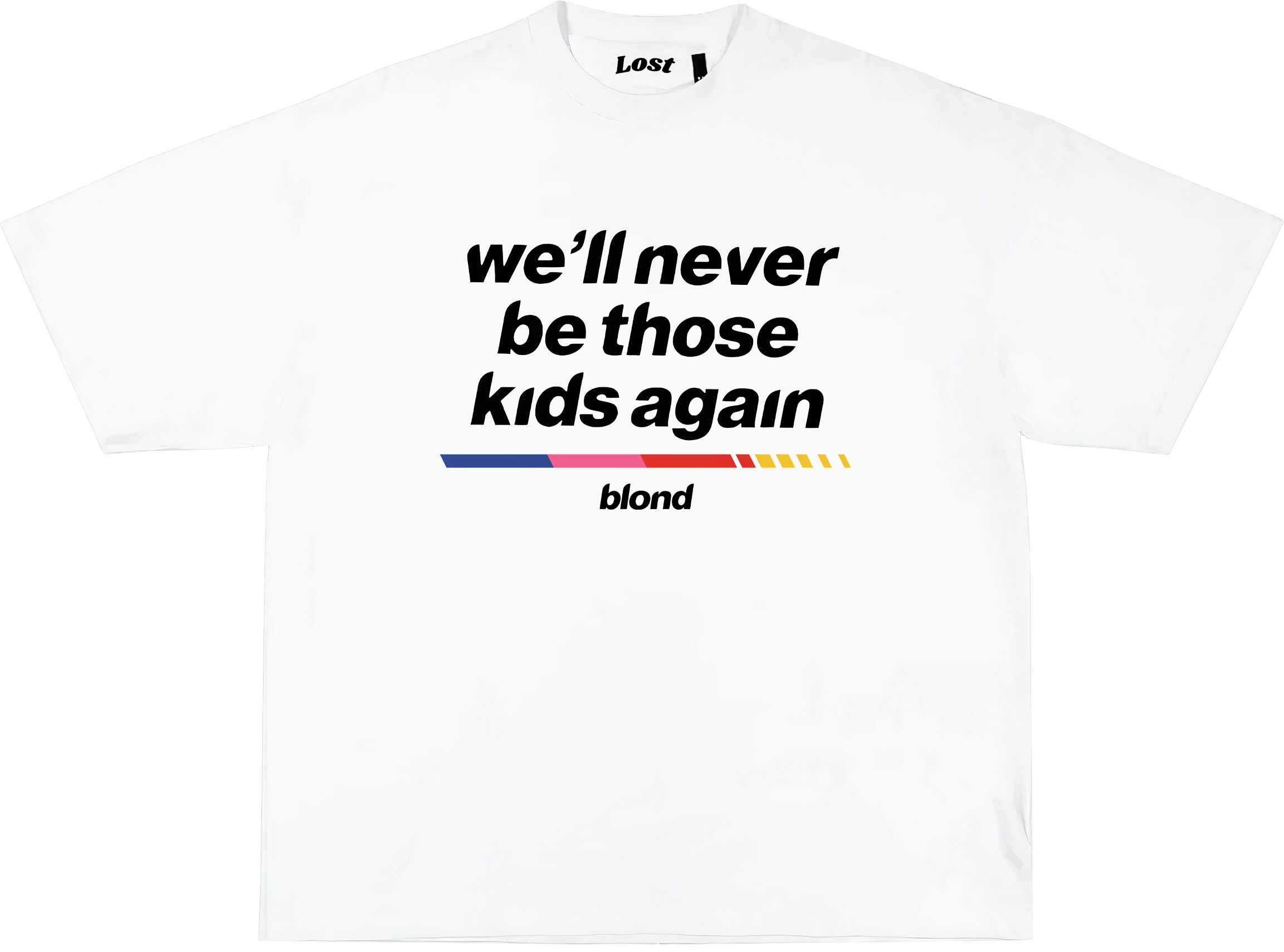 FRANK OCEAN "We'll never be those kids again" Oversized T-shirt