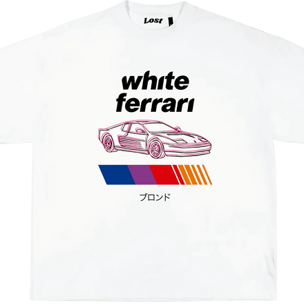 FRANK OCEAN "White Ferrari" Oversized T-shirt
