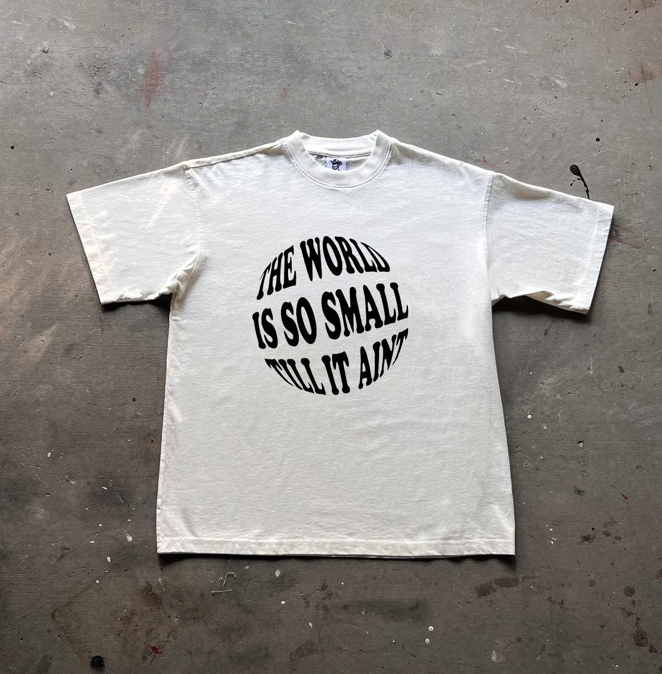 MAC MILLER "world is too small" Oversized T-shirt