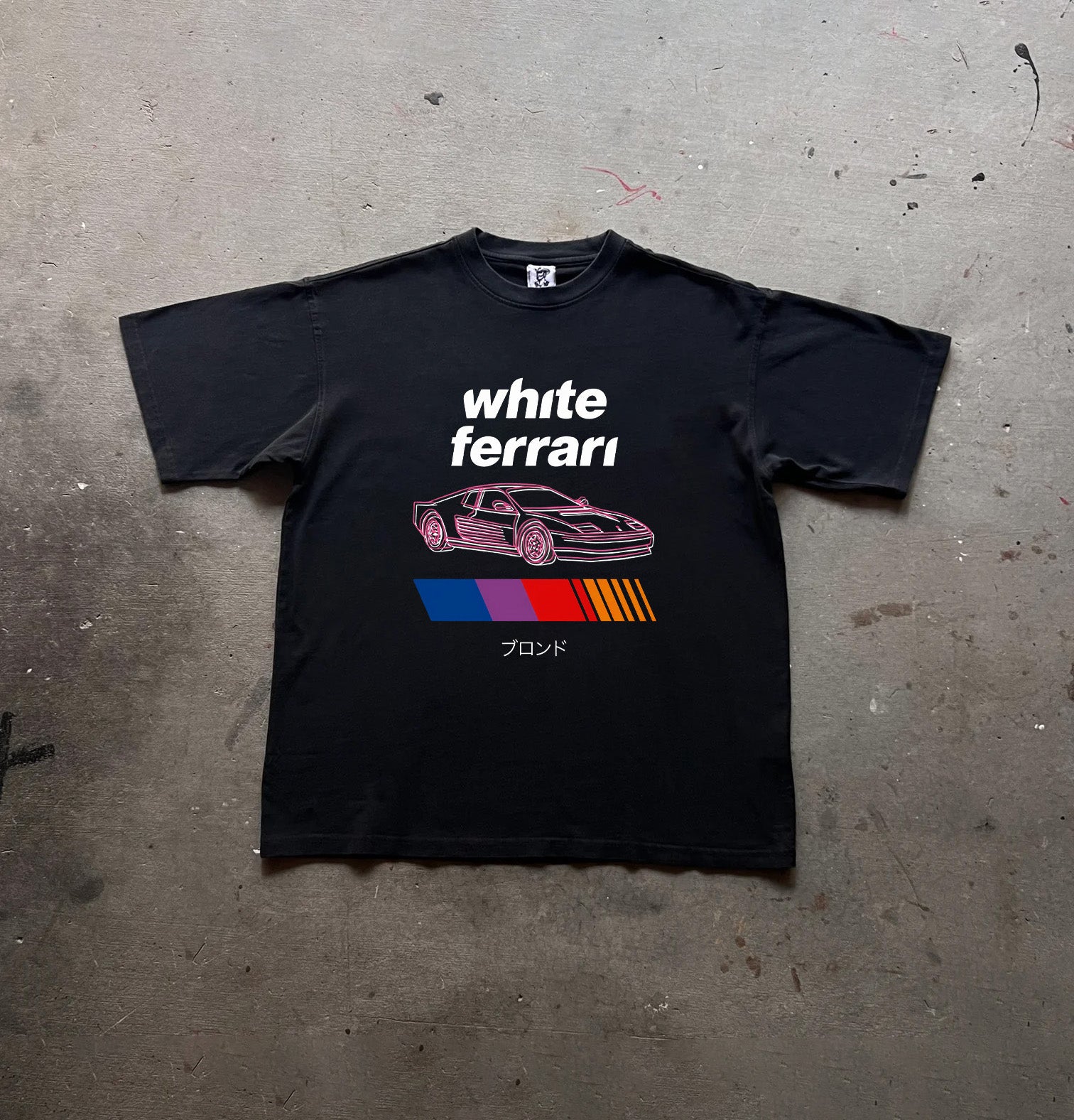 FRANK OCEAN "White ferrari" Oversized T-shirt