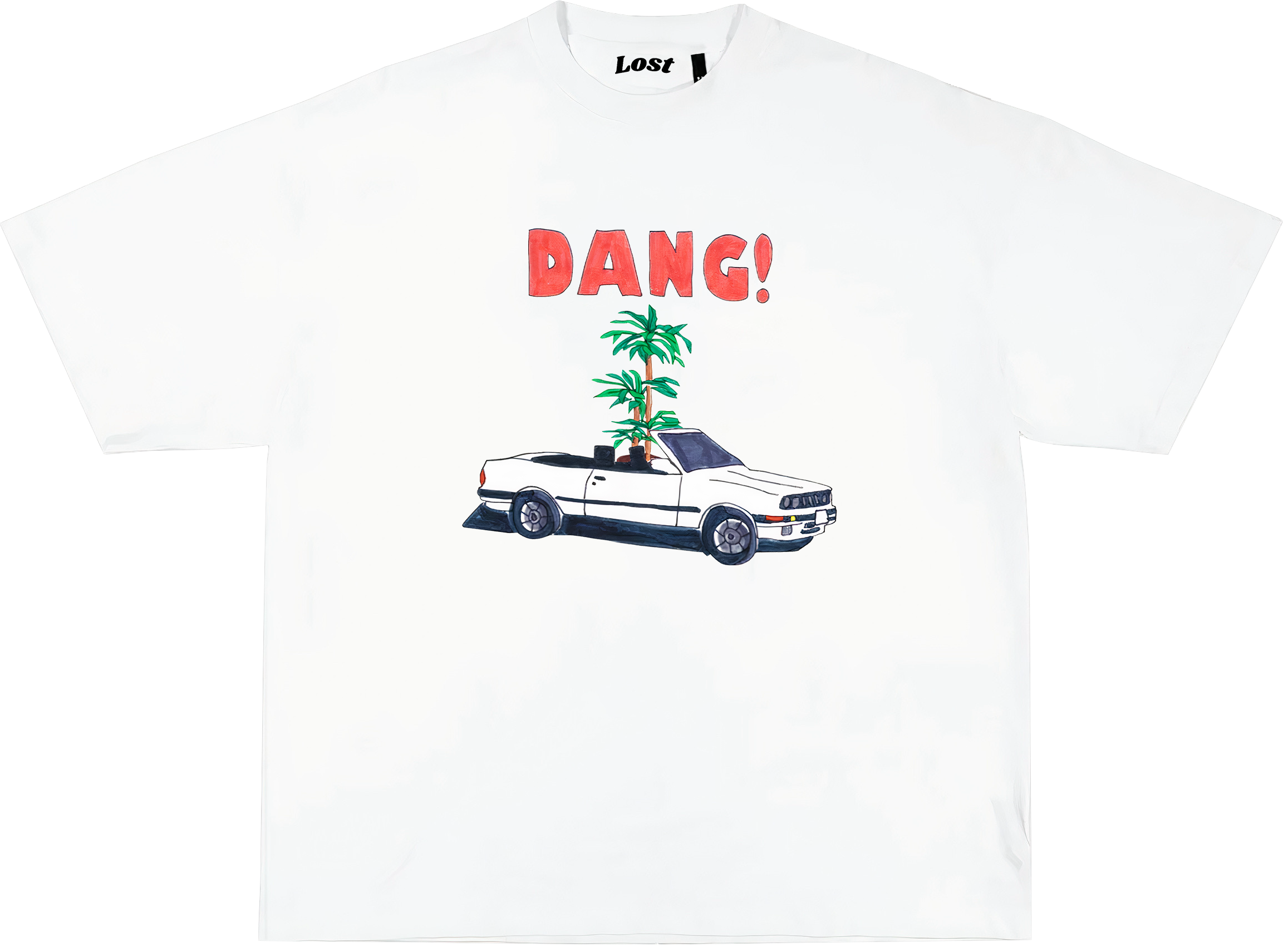 MAC MILLER "dang" Oversized T-shirt