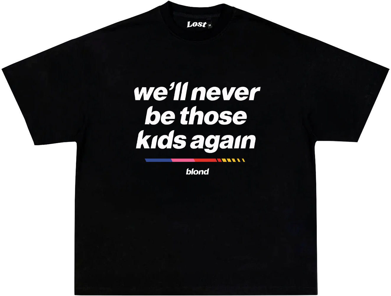 FRANK OCEAN "We'll never be those kids again" Oversized T-shirt